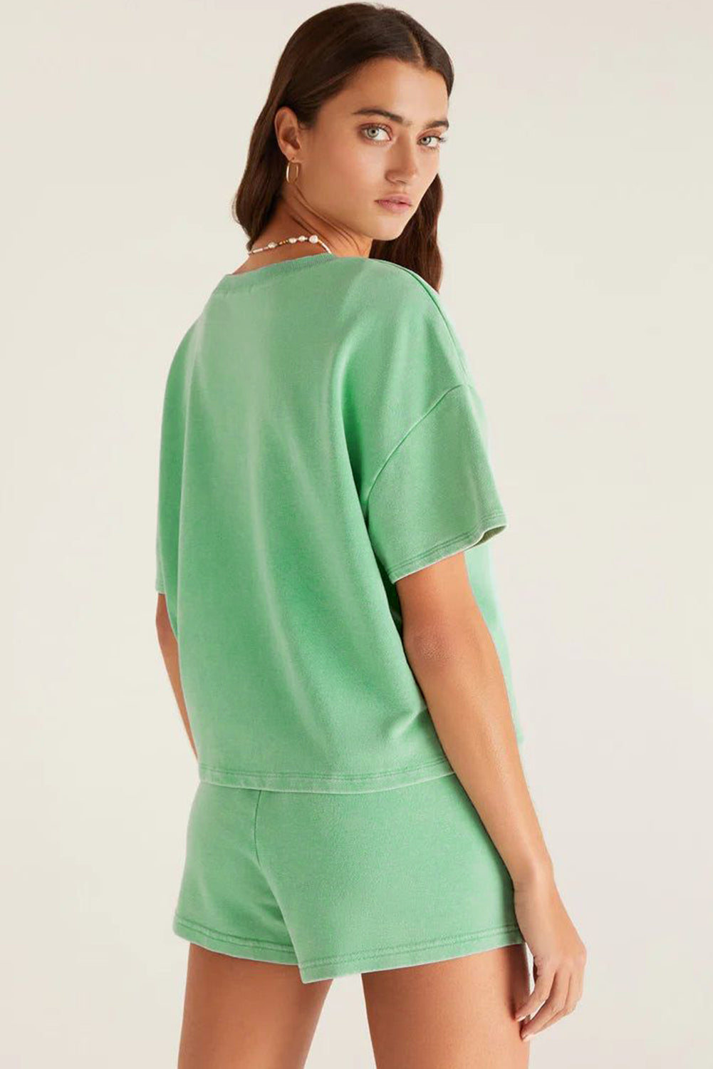 MINT GREEN SHORTS SET