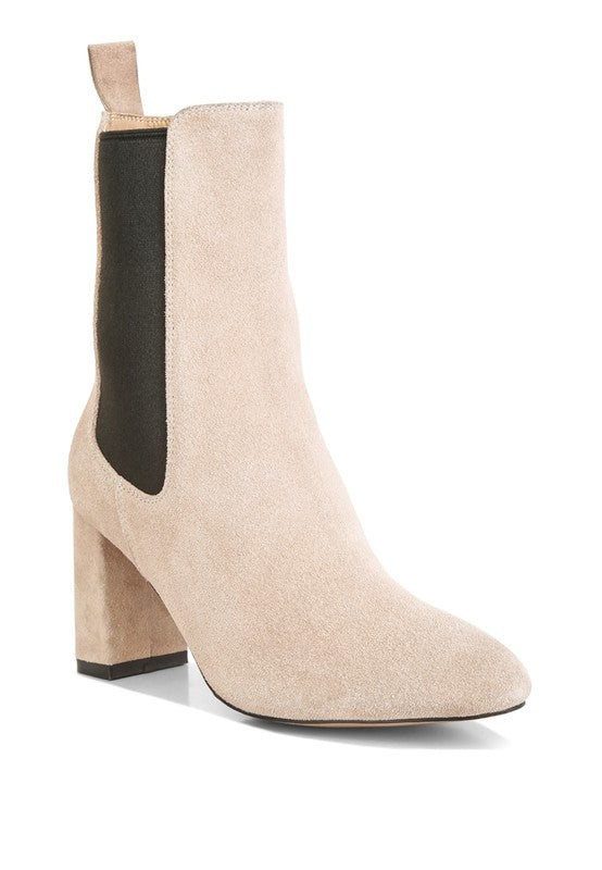 SUEDE ANKLE BOOTS