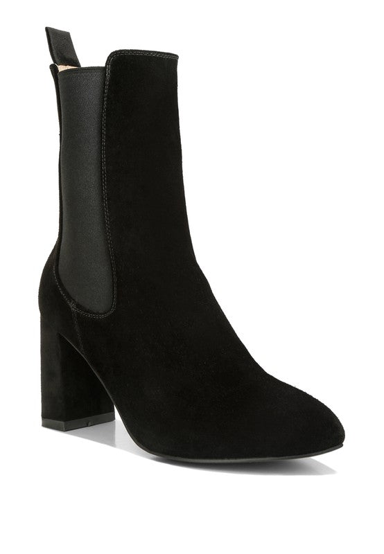 SUEDE ANKLE BOOTS