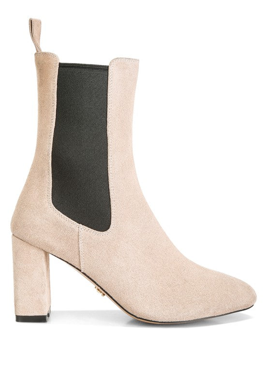 SUEDE ANKLE BOOTS