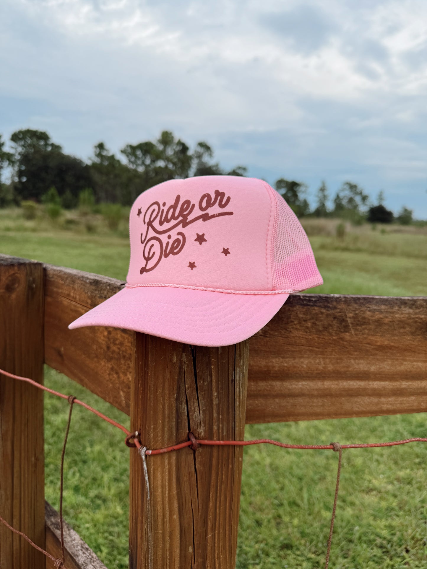 RIDE OR DIE TRUCKER HAT