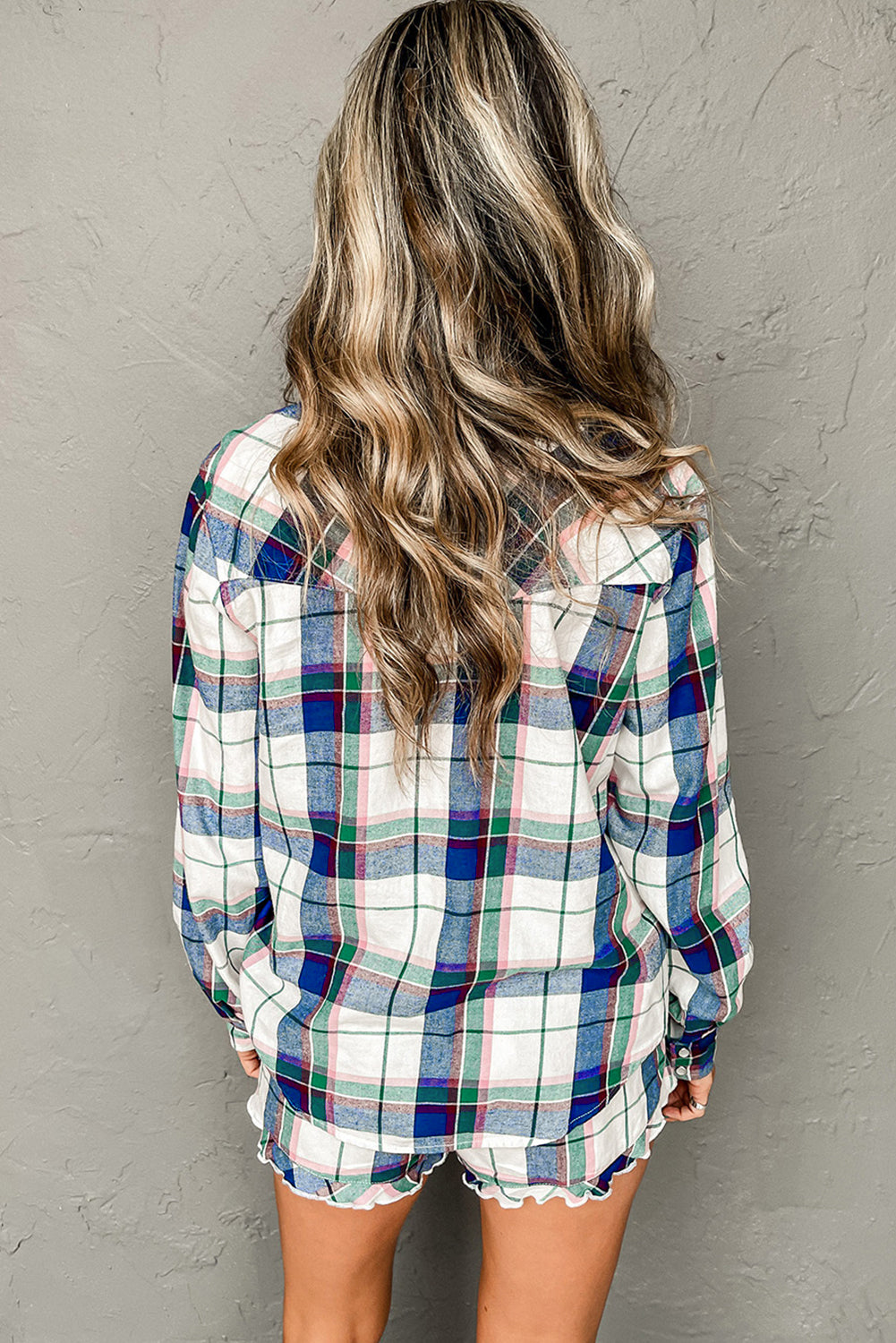 THE PLAID PJ SET