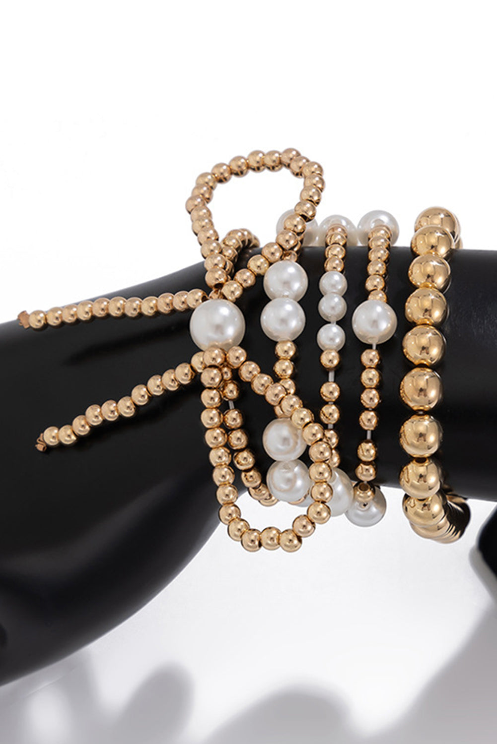 BOW & PEARL BRACELET SET