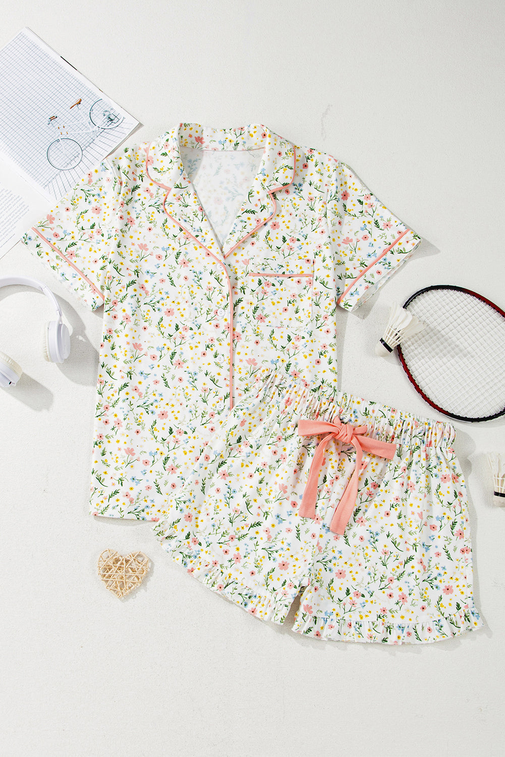 FLORAL PAJAMA SET