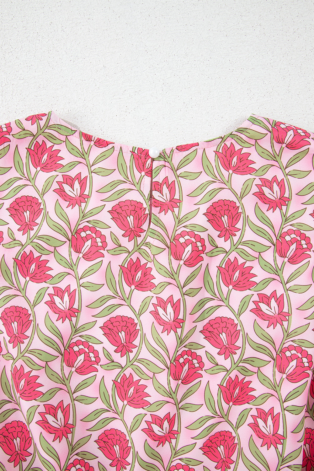 PINK FLORAL SKIRT SET