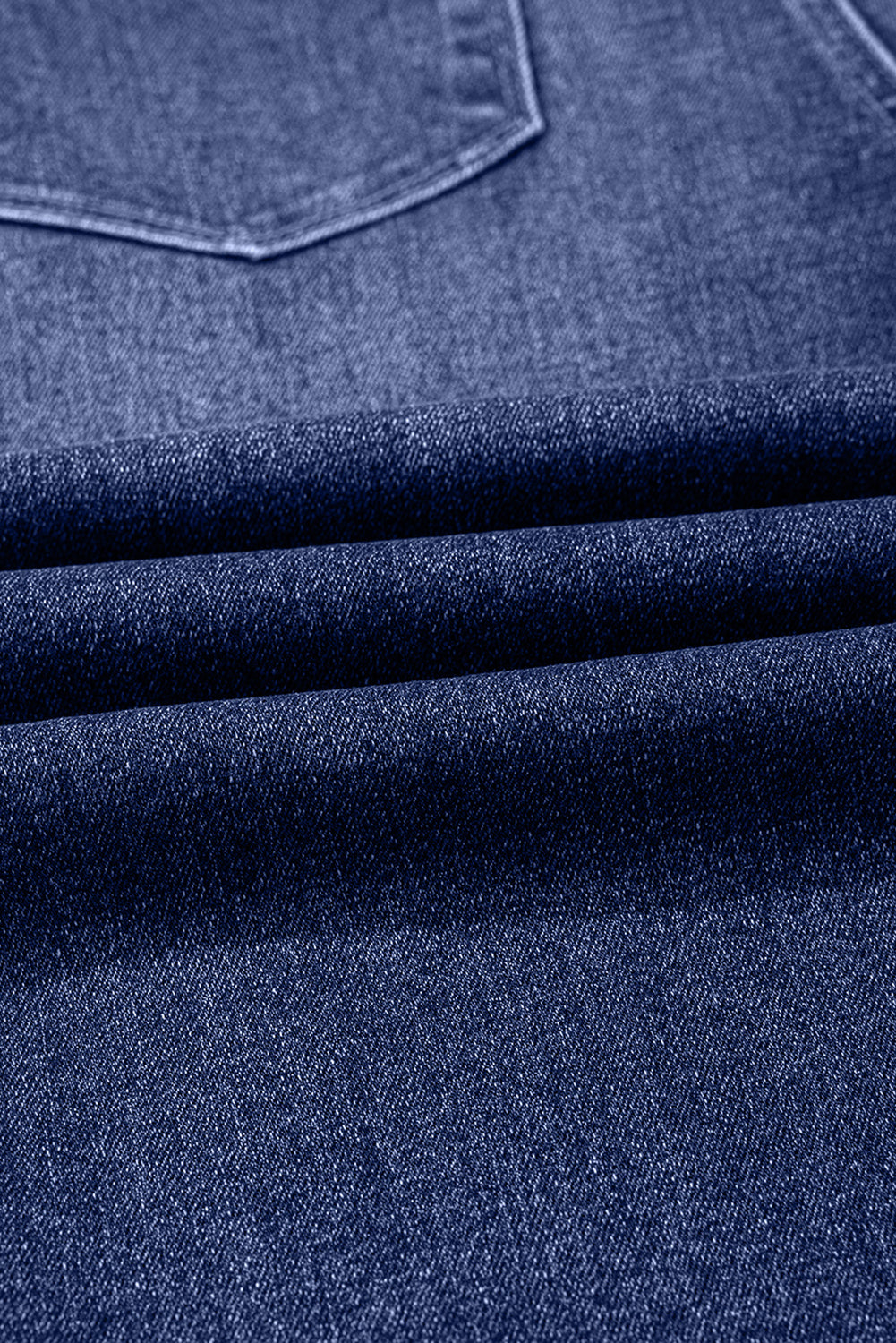 CUFFED STRAIGHT JEANS