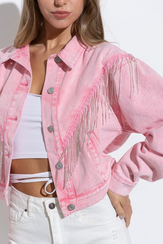 THE RHINESTONE FRINGE JACKET