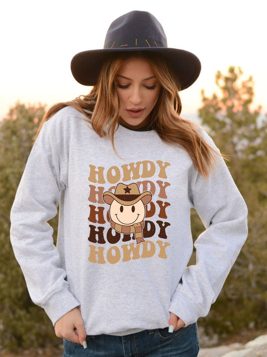 THE HOWDY COWBOY GRAPHIC SWEATSHIRT