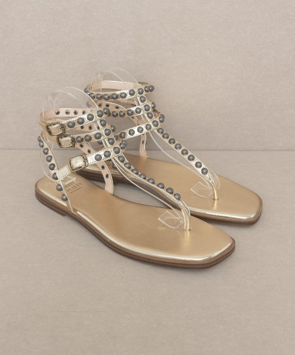 THE STUDDED SANDALS