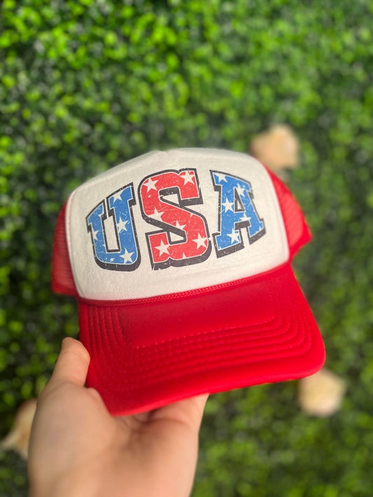 USA TRUCKER HAT