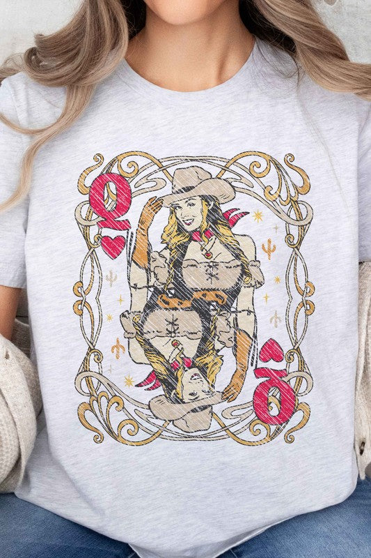 THE QUEEN OF HEARTS GRAPHIC TEE