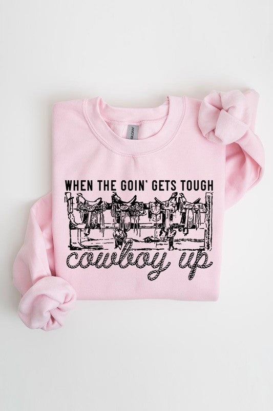 THE COWBOY UP GRAPHIC SWEATSHIRT