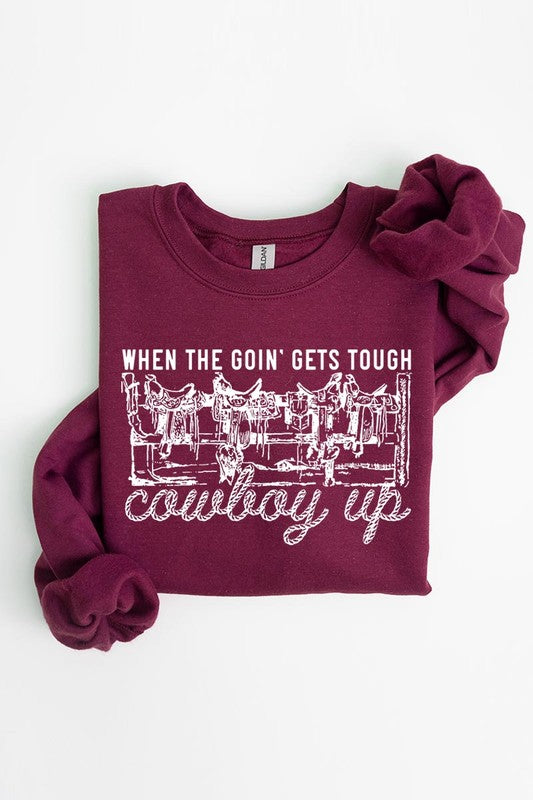 THE COWBOY UP GRAPHIC SWEATSHIRT