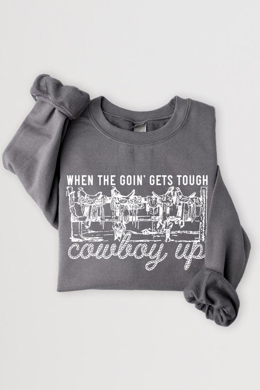 THE COWBOY UP GRAPHIC SWEATSHIRT