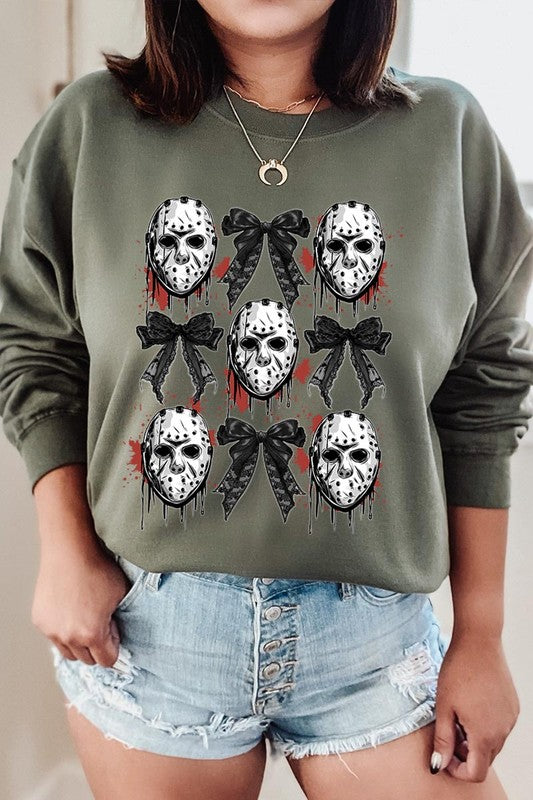 HALLOWEEN HORROR GRAPHIC SWEATSHIRT