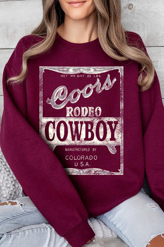 COORS RODEO GRAPHIC SWEATSHIRT