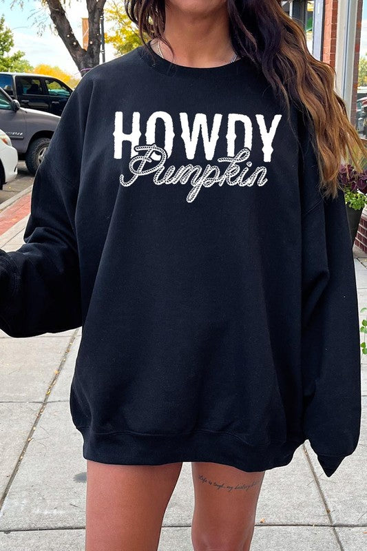 HOWDY PUMPKIN GRAPHIC SWEATSHIRT