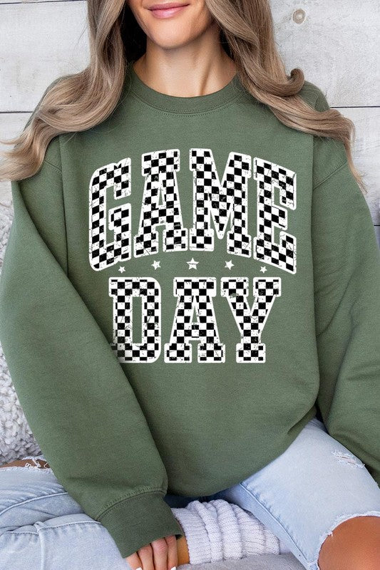 RETRO GAME DAY GRAPHIC SWEATSHIRT