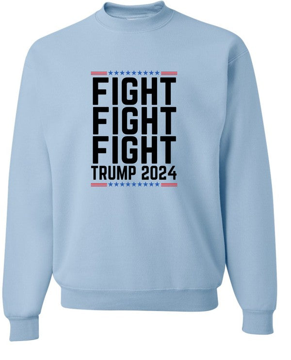 FIGHT FOR TRUMP GRAPHIC SWEATSHIRT