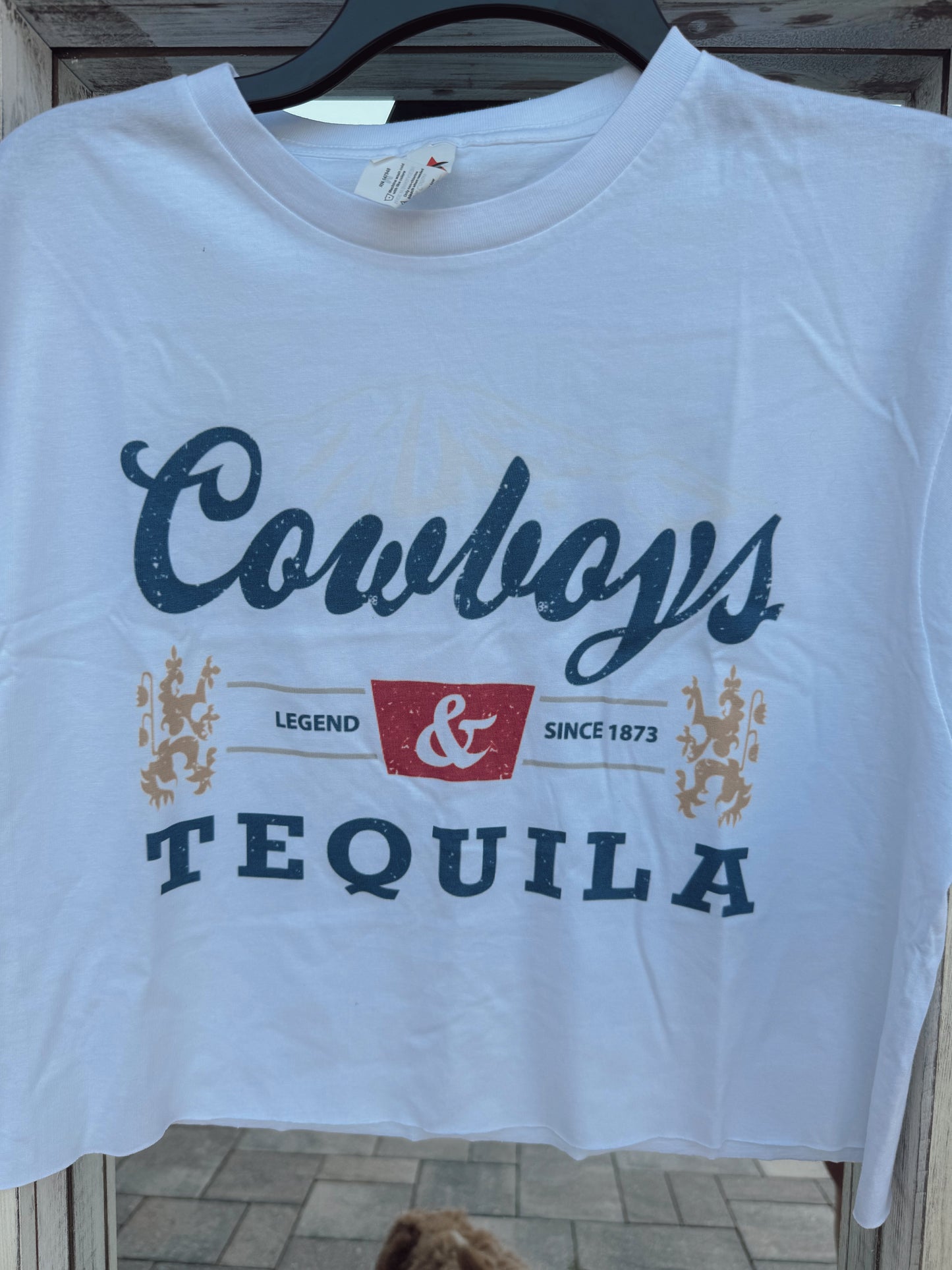 COWBOYS AND TEQUILA GRAPHIC TEE