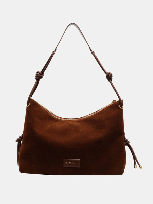 SUEDE SHOULDER BAG