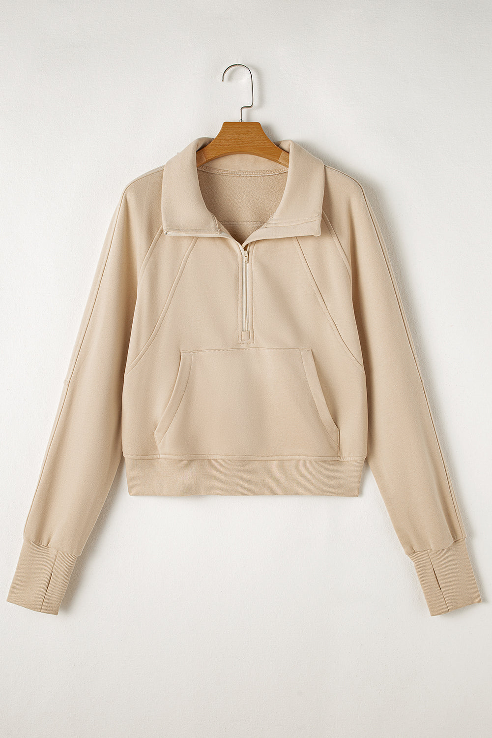 THE GABBY SWEATSHIRT - KHAKI