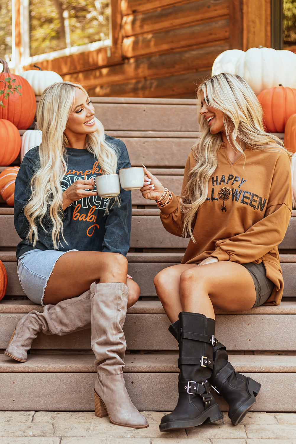 PUMPKIN SPICE BABY GRAPHIC SWEATSHIRT