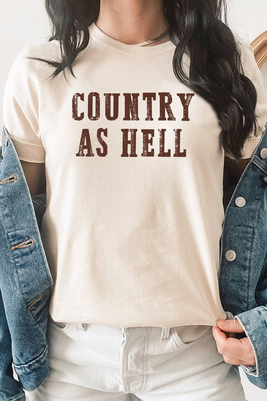 COUNTRY AS HELL GRAPHIC TEE