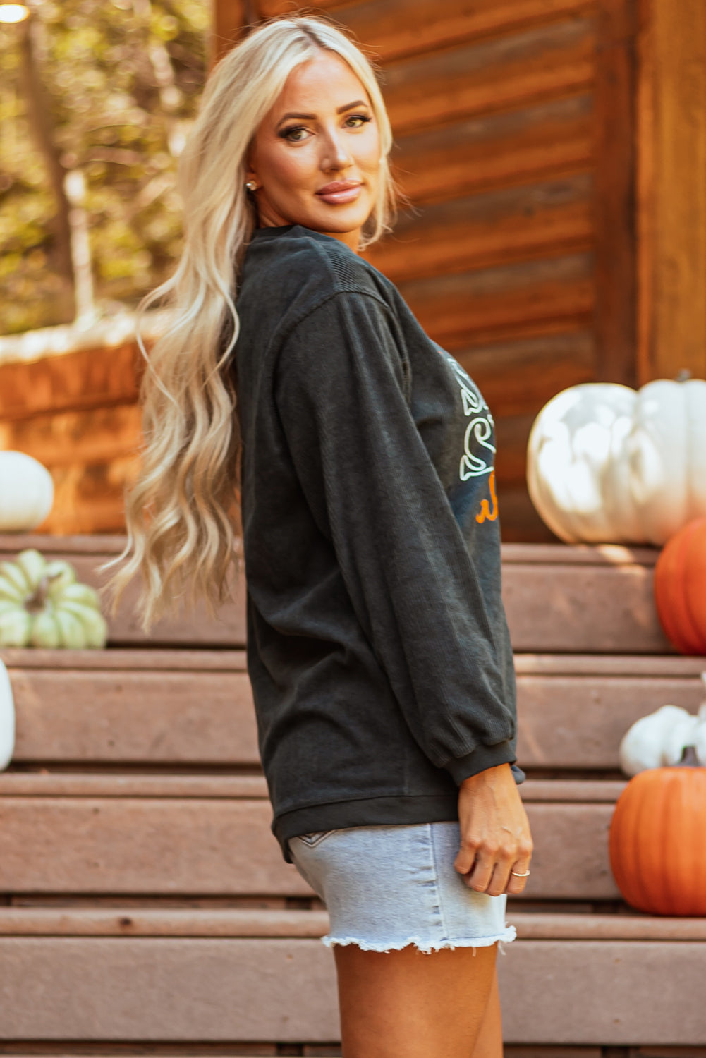 PUMPKIN SPICE BABY GRAPHIC SWEATSHIRT