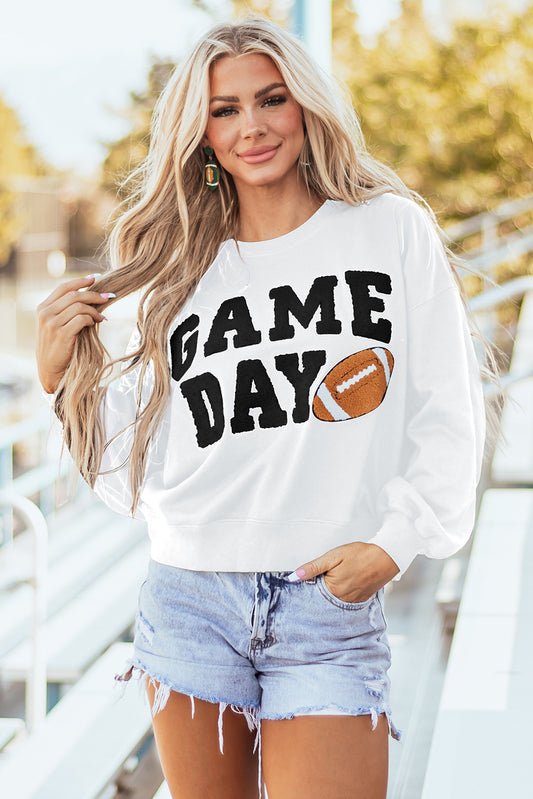 THE FOOTBALL GRAPHIC SWEATSHIRT