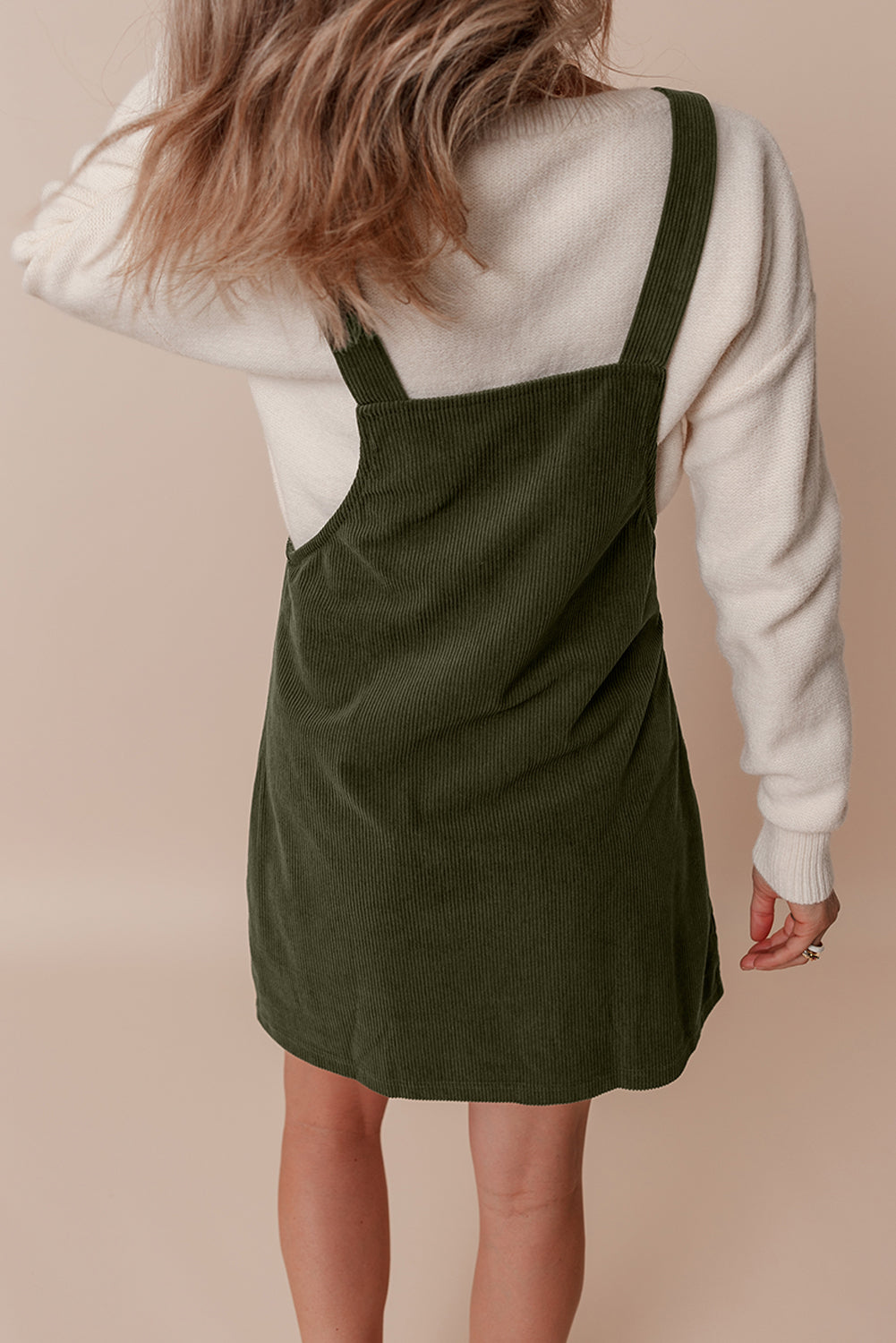 THE CARY CORDUROY OVERALL SKIRT