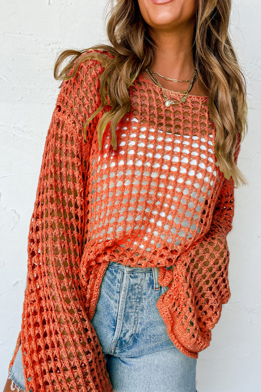 THE FALLON SWEATER - ORANGE