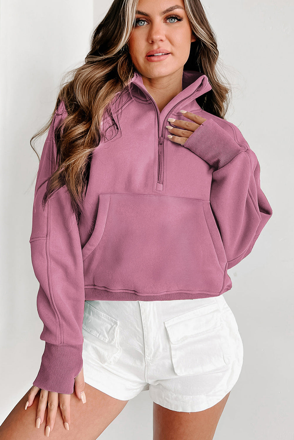 THE GABBY SWEATSHIRT - PURPLE