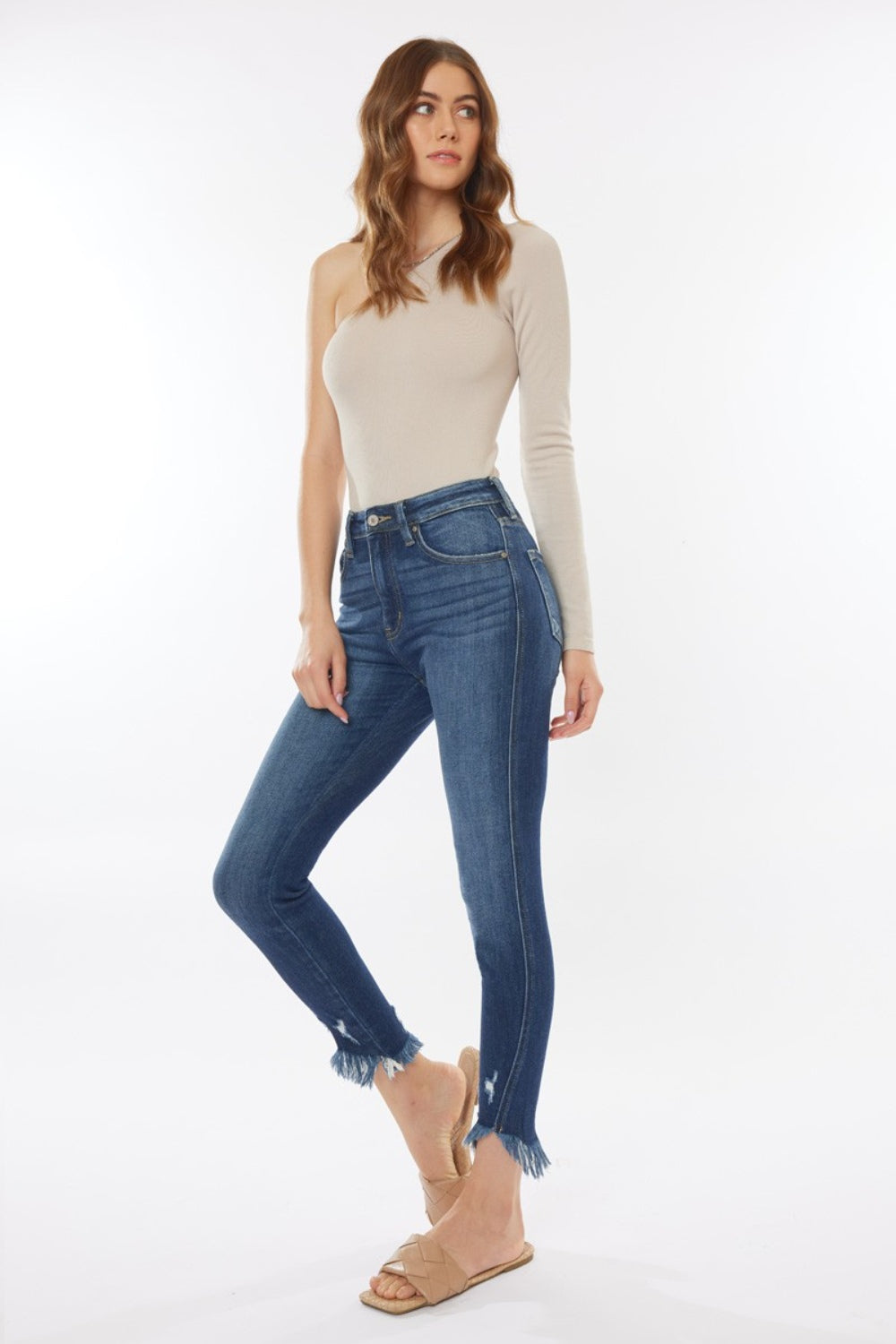 THE LIV CROPPED SKINNY JEANS