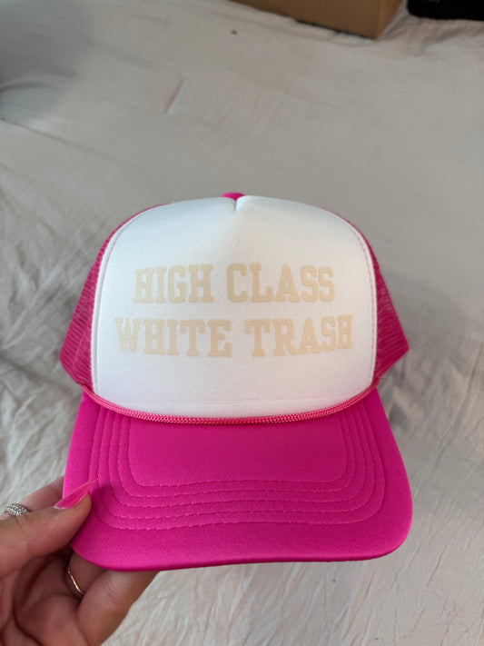 HIGH CLASS WHITE TRASH CAP