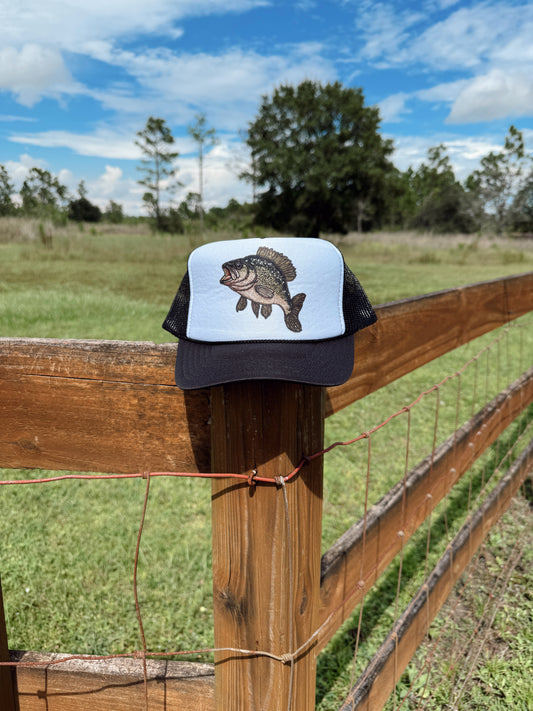 GONE FISHIN’ TRUCKER HAT