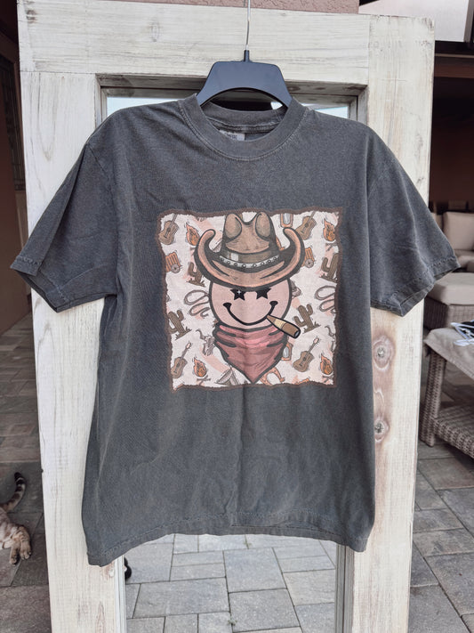 CIGAR COWBOY GRAPHIC TEE