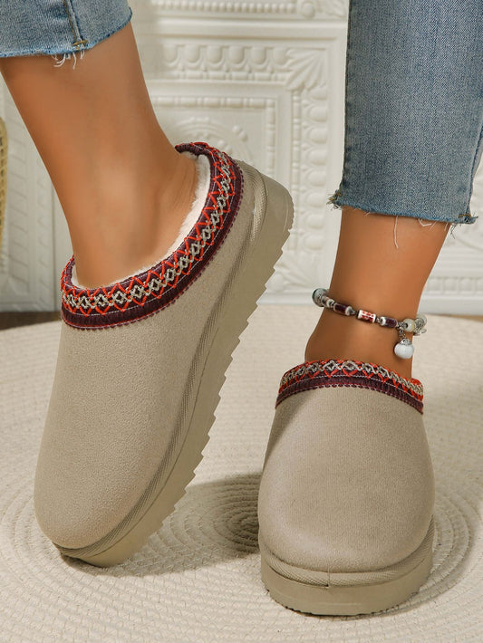 THE JESSICA PLATFORM SLIPPERS