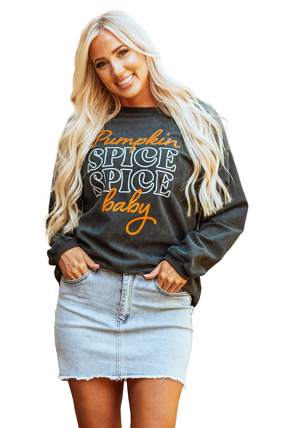 PUMPKIN SPICE BABY GRAPHIC SWEATSHIRT