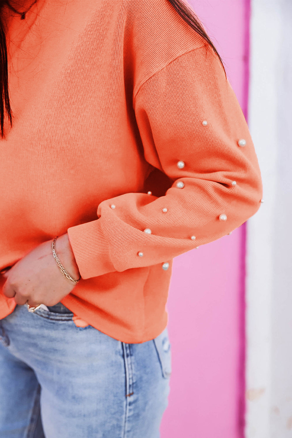 THE PEARL SLEEVE SWEATER