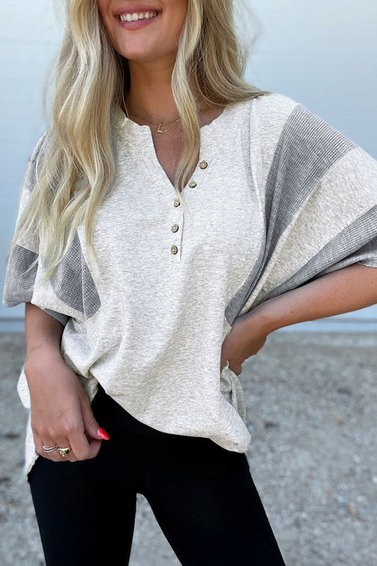 WAFFLE KNIT TEE
